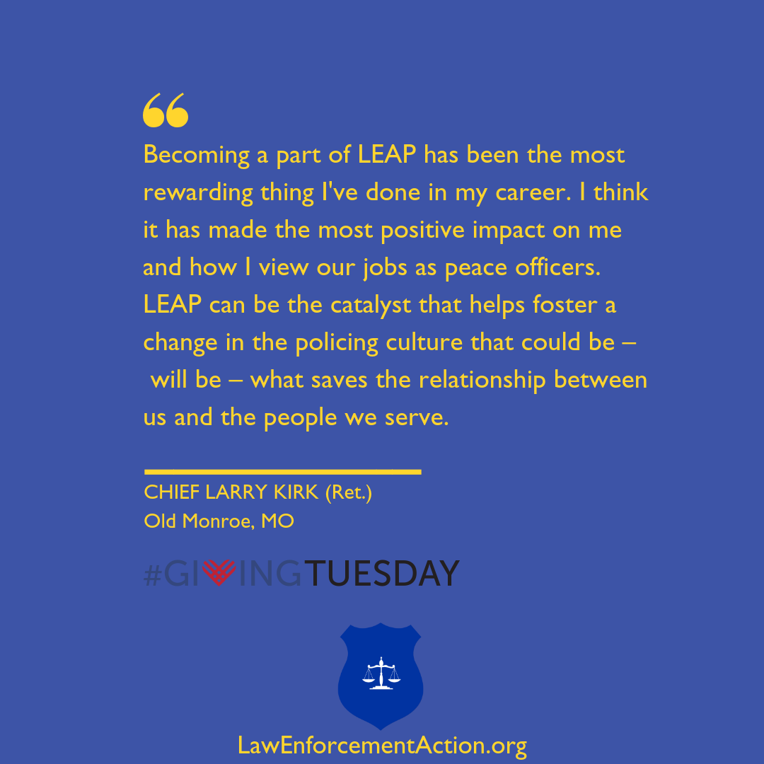 Giving Tuesday- Chief Larry Kirk